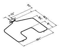 Camco 00621 Oven Bake Element