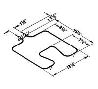Camco 00651 Oven Bake Element