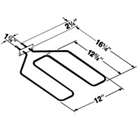 Camco 00831 Oven Broiling Element