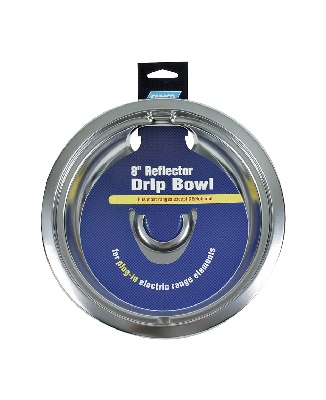 Camco 00393 Universal Electric 8 Inch Chrome Drip Bowl