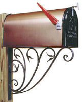 Achla B10 Leafy Leaf Mail Box Bracket