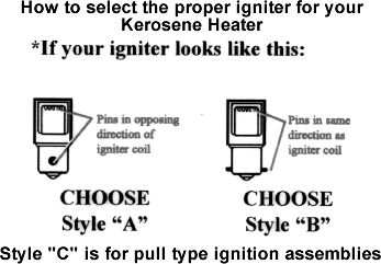 Kerosene Heater Igniter Reference Chart