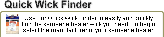 kerosene heater wick finder