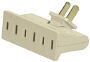 Cooper Swivel Three Outlet Adapter