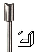 Dremel 654 1/4 inch Straight Router Bit 