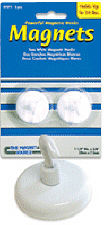 Master Magnetics 07291 Powerful White Magnetic Hooks