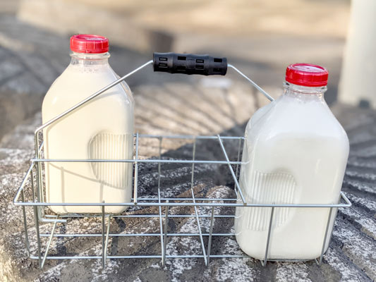 Glass Milk Bottles  Red Hill General Store