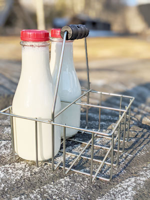 Small Four Milk Bottle Carrier