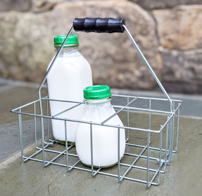 Glass Milk Bottles  Red Hill General Store