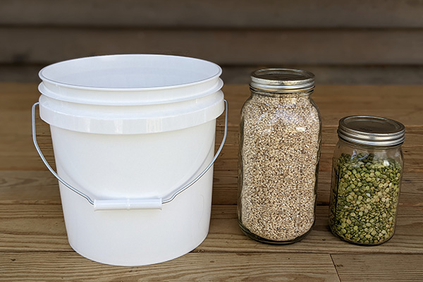 2 Gallon Food Storage Bucket