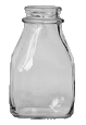 Short Pint Milk Bottle