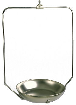 Stainless Steel Round Pan and 12" Hanger