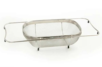Stainless Steel Over-The-Sink Colander