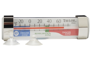 Taylor 5925N Classic Refrigerator Freezer Tube Thermometer