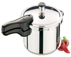 Red Hill General Store: Presto 4 Quart Stainless Steel Pressure Cooker