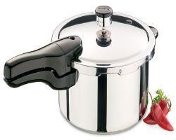 Presto 01341 4-Quart Stainless Steel Pressure Cooker