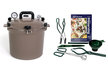 All American Brown Pressure Canner Canning Kit