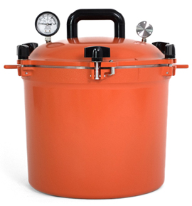 All American Orange Pressure Canner 921BL