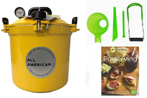 All American Yellow Pressure Canner Canning Kit