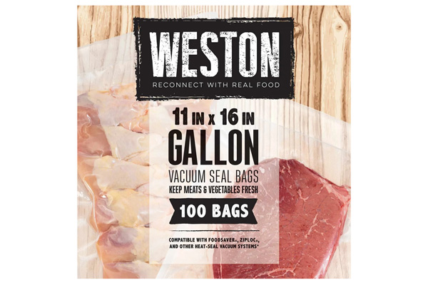 Weston 100 Count 3Mil Gallon Vacuum Seal Bags