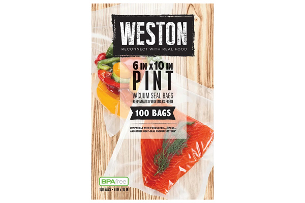 Weston 100 Count 3Mil Pint Vacuum Seal Bags