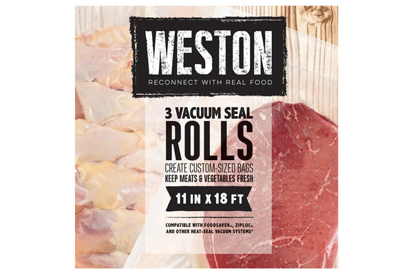 Weston 3Mil 11 Inch X 18 Foot Vacuum Seal Bag Roll