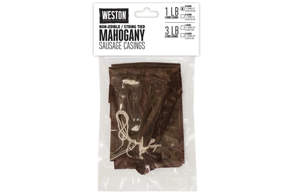Weston Non-Edible Mahogany 1lb Casings