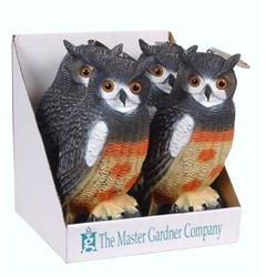 Master Gardner 823 Wobble Head Owl Scarecrow