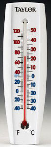 Taylor 5154 Indoor-Outdoor Wall Thermometer