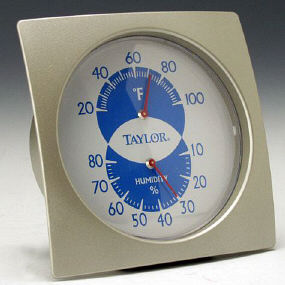 Taylor 5504 Indoor Humidiguide and Thermometer