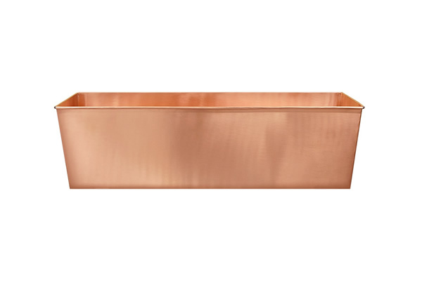 Achla C-101 Large Solid Copper Flower Box