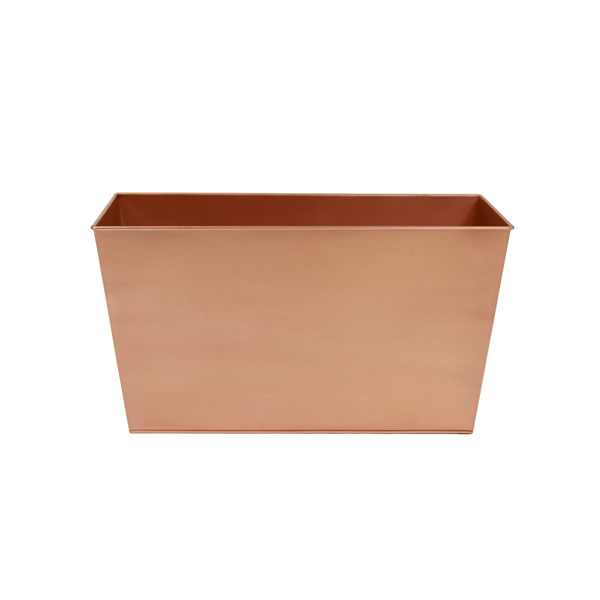 Achla C-10C Tall Copper Plated Flower Box