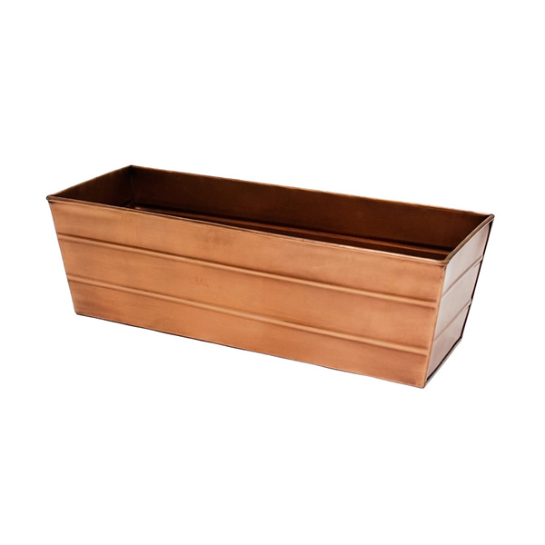 Achla C-20C Medium Copper Plated Flower Box