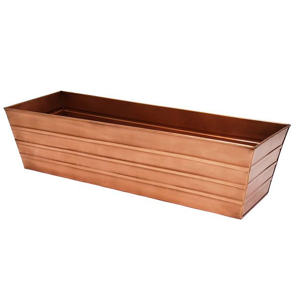 Achla C-21C Large Copper Plated Flower Box