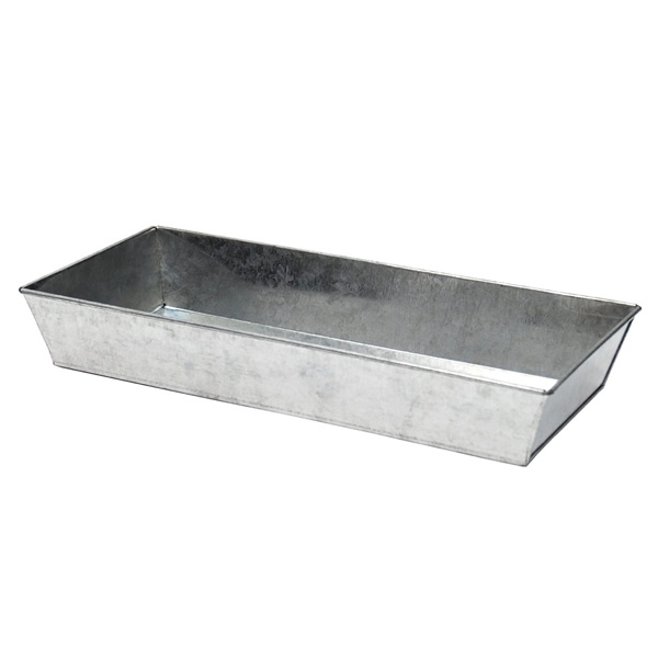 Achla C-90 20 Inch Antique Galvanized Steel Tray