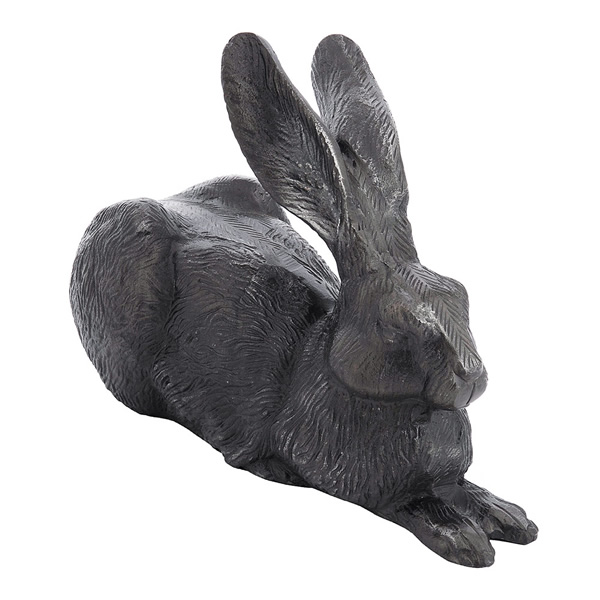 Achla E-12C Charcoal Rabbit