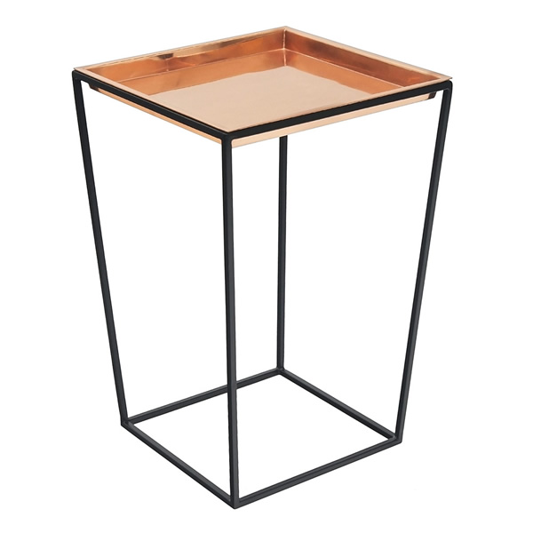 Achla FB-46C 22 Inch Arne Plant Stand With Copper Tray