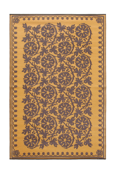 Achla K-111 Cinnamon Cinquefoil 2X8 Foot Floor Mat