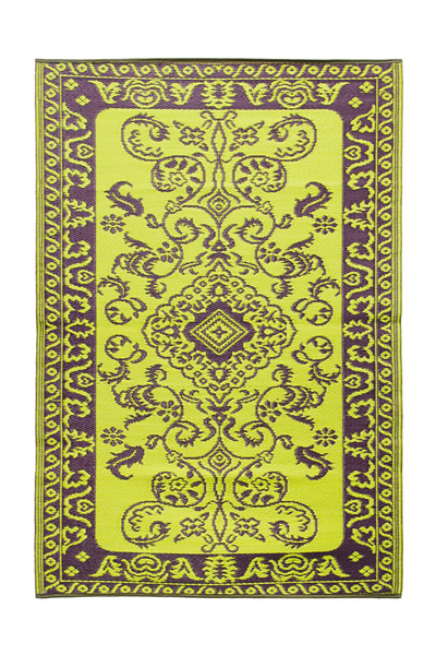 Achla K-152 Classic 4X6 Foot Aubergine Duotone Floor Mat