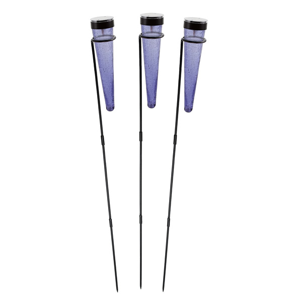 Achla SL-SC01LB-S Light Blue Solar Sparkle Cone With Stake
