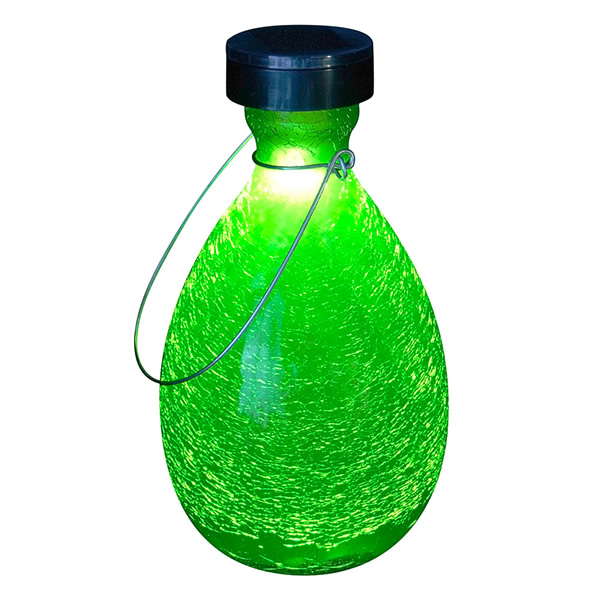 Achla SL-SV01FG Fern Green Teardrop Solar Vase