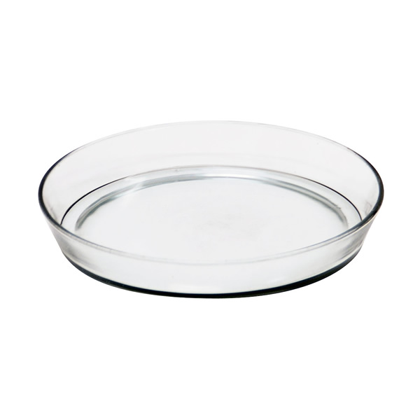 Achla TRY-02 10 1/2 Inch Round Glass Tray