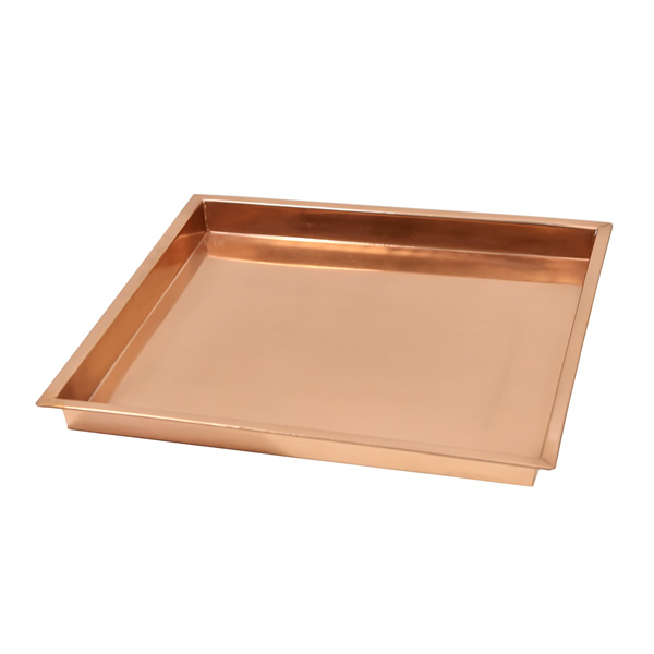 Achla TRY-S15 15 Inch Square Copper Tray