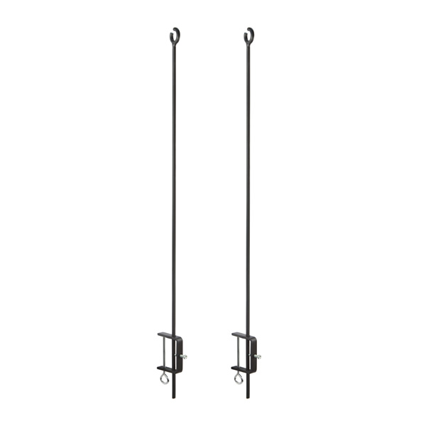 Achla TSW-04-2 O-Hook Railing Pole for String Lights