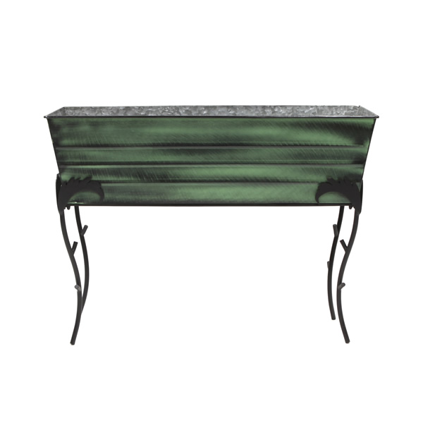 Achla VFB-06-S3 25 Inch Green Flower Box With Flora Stand