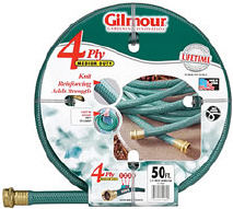 Gilmour 5/8 Inch 4-PLY Reinforced Rubber Hose