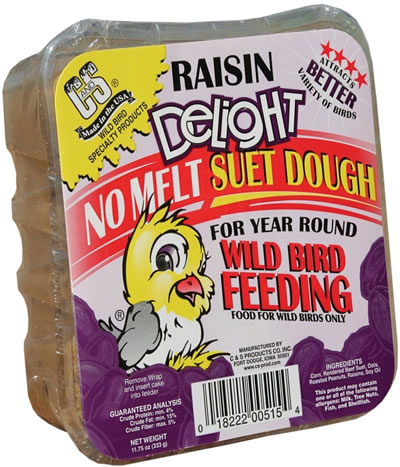 CS No Melt Suet Dough Delights CS12515 Bird Suet