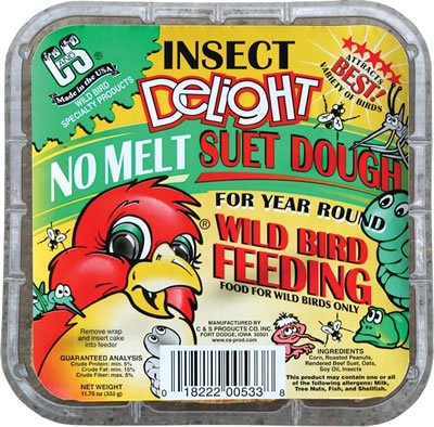 CS No Melt Suet Dough Delights CS12533 Bird Suet