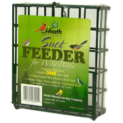 Heath S-1-8 Single Suet Feeder