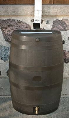 RTS Brown Rain Barrel